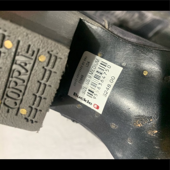 Corral Boots // size 9 // brand new - Picture 3 of 5